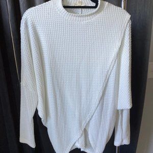 Elan Size M Womens Top Off White